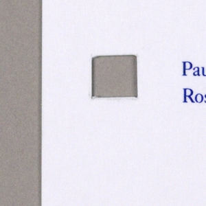 Stationery, Margaret Helfand Architects, ca. 1978–80