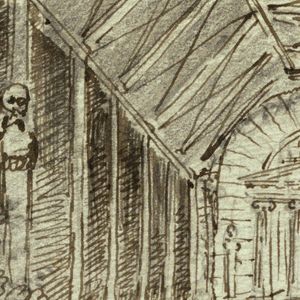 Drawing, Stage Design, Garden Pavilion, late 18th century