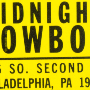 Stationery, Midnight Cowboy, ca. 1980