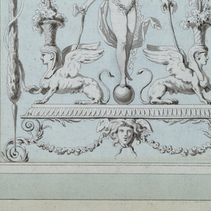 Drawing, Design for a Painted Panel, 1785