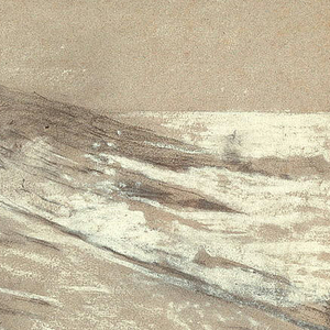 Drawing, Seacoast with Scrub Pines, Prout