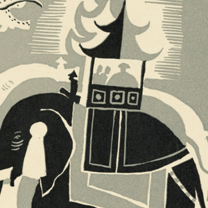 Print, The Hunt, from The Travels of Marco Polo, 1930