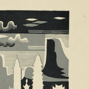 Print, The River Karamoran, from The Travels of Marco Polo, 1930