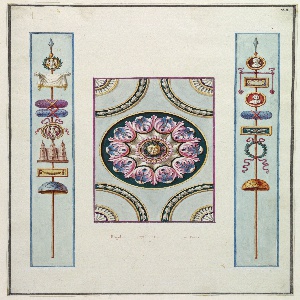 Drawing, Wall Decoration, ca. 1776
