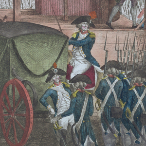 Print, Execution of King Louis X, ca. 1793