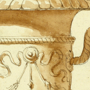 Drawing, Design for a Vase, 1780–1820