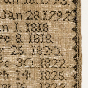 Sampler (USA), 1838