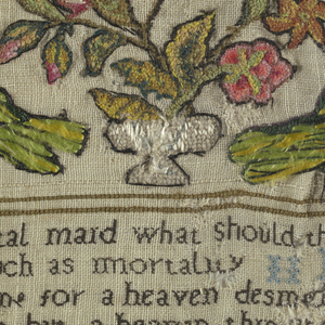 Sampler (England), ca. 1750–75