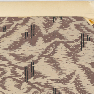 Drawing, #91-1 Brown, tan and blac