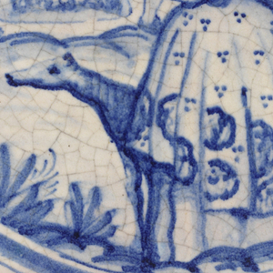 Allegories of the Four Continents Tiles, 18th century
