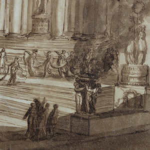 Drawing, Stage Design, Temple of Love, 1775-90
