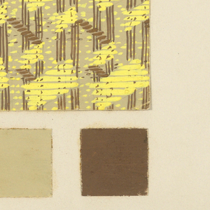 Drawing, #98-1 Yellow, light brown