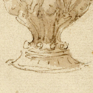 Drawing, Design for a Vase, 19th century