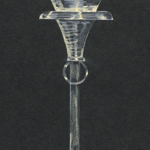 Drawing, 25. Floor lamp with white