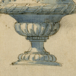 Drawing, Design for a Vase, 1800–1830