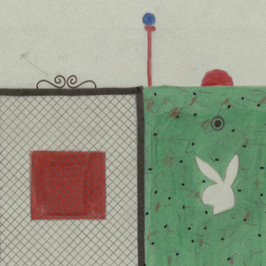 Drawing, Screen Design:  "Radio Active Guard House", 1980s