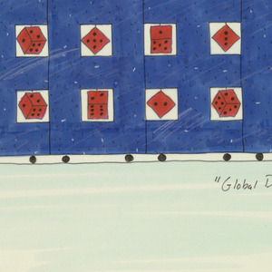 Design, Screen Design:  "Global Dice", 1980s