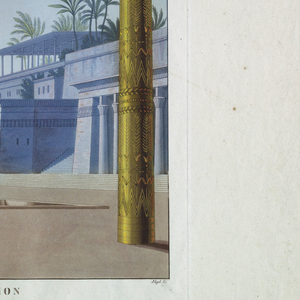 Print, Stage Design: Jerusalem and Mount Zion, for Athalia, 1816