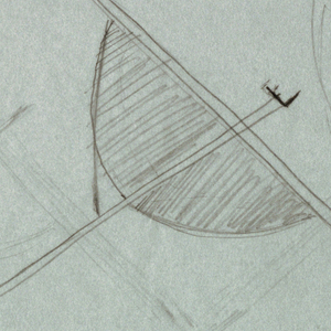 Drawing, Design for Vik-ter Chair, 1991