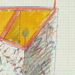 Drawing, Design for a Storage Bin, 1980s