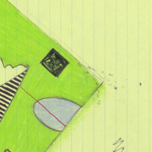Drawing, Design for Wall Assemblage, 1980s