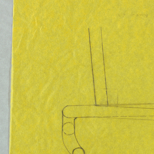 Drawing, Design for Vik-ter Chair, 1991