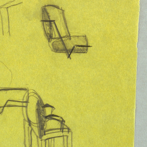 Drawing, Designs for Vik-ter Chair, 1990