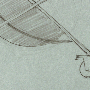 Drawing, Design for Vik-ter Chair, 1991