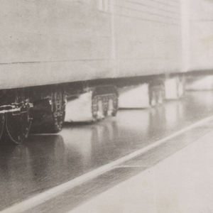 Photostat, Photostat of Plasticine Wind Tunnel Model for streamlining a K4s Class Locomotive, Pennsylvania Railroad, 1936
