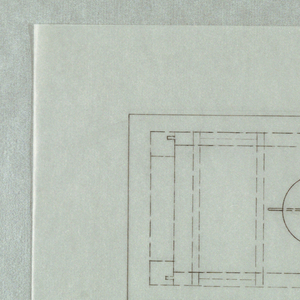 Drawing, Candela Tavola: Plan with, 1989