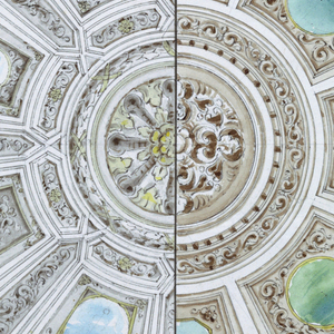 Drawing, Alternate Ceiling Designs for the Teatro Comunale di Imola, 1851–1856