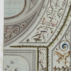 Drawing, Painted Decoration for a Chapel or Hall, c. 1790