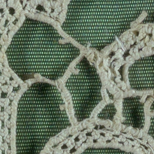Fragment, Cooper Union Museum Lace Study Card, 17th century