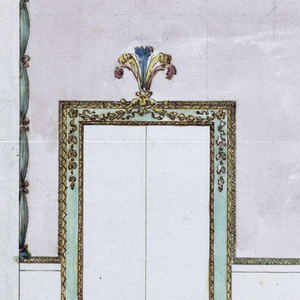 Drawing, Elevation of a Wall, ca. 1800