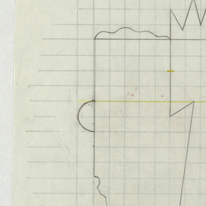 Drawing, Screen Design:  "Ceremonial," Front Side, 1985