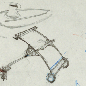 Drawing, Designs for Vik-ter Chair, 1991