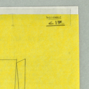 Drawing, Design for Vik-ter Chair, 1991