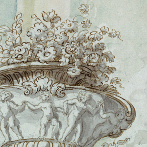 Drawing, Central Panel for a Ceiling, 1750–1800