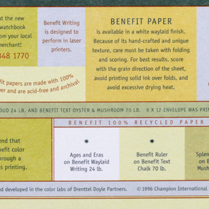 Card, Benefit Color Co.