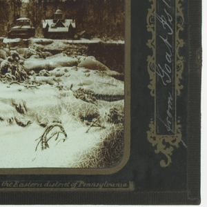 Photograph, Winter Niagara Falls, Terrapin Tower from Goat Island, 1855