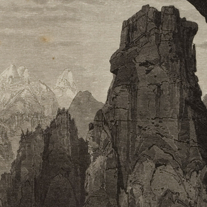 Print, The Narrows, North Fork of the Rio Virgen, Utah, April 1875