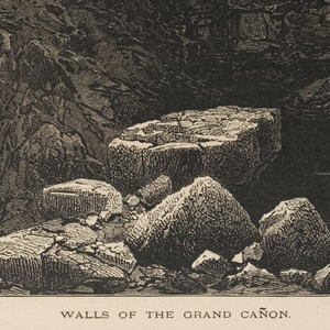 Print, Walls of the Grand Cañon, Colorado River, ca. 1875