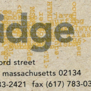 Business Card, Drawbridge