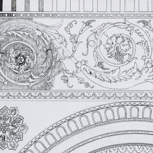 Drawing, An arch, 1894