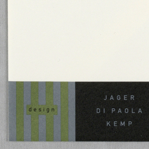 Envelope, Jager Di Paola Kemp, 1993