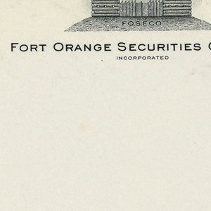 Letterhead, Fort Orange Securities Co. Inc.