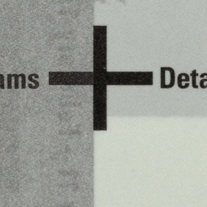 Fold-out Invitation, Paul Rudolph exhibition, ca. 1995
