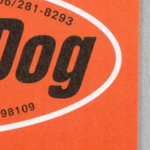 Print/business Card, Business Card: Modern Dog, ca. 1993