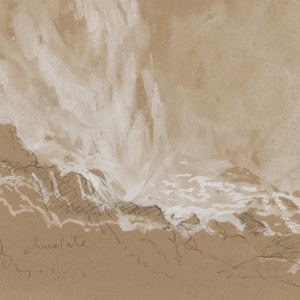 Drawing, Spray from the Falls, Niagara, 1856 or 1858