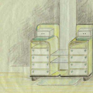 Drawing, Design for Vanity, 1933–34